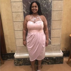 Blush Pink cocktail dress